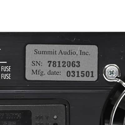 Summit Audio Element 78 Model MPE-200 2-Channel Mic Pre / Equalizer image 5