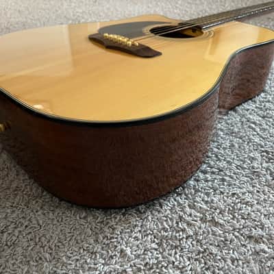 Fender San Miguel California Series Natural Lefty Left-Handed Acoustic Guitar image 4