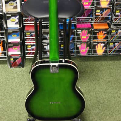 Burns Steer electro acoustic guitar & case (Billy Bragg) imagen 7
