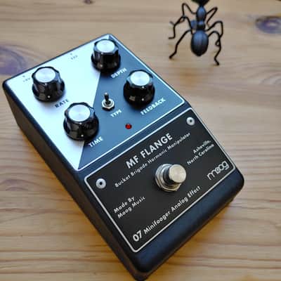 MOOG MINIFOOGER MF FLANGE FLANGER CHORUS PHASER PEDAL MINT image 3
