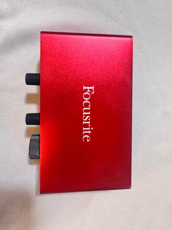 Focusrite Scarlett Solo 3rd Gen USB Audio Interface 2019 - Present - Red / Black image 1