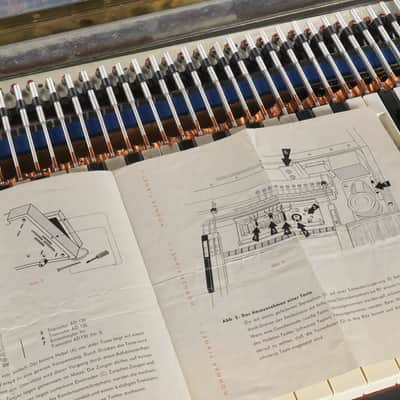 Hohner Pianet L electro-mechanical piano with built-in speakers + legs + documentation (serviced) image 18
