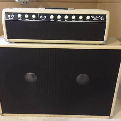 Eddie Bertrand's Gomez Surfer Amp and 2x15 Cabinet, Fender Showman 6G14A clone image 1
