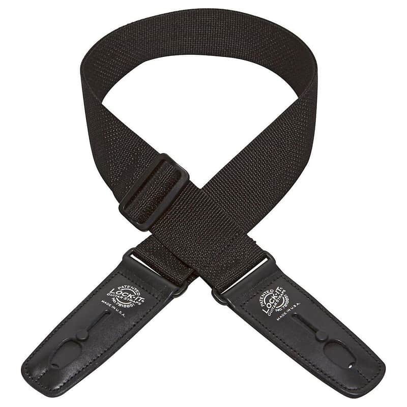 Lock-It 2" Black Nylon Strap w/Black Ends image 1