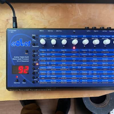 Dave Smith Instruments Evolver Desktop Monophonic Synthesizer 2002 - 2016 - Blue image 4