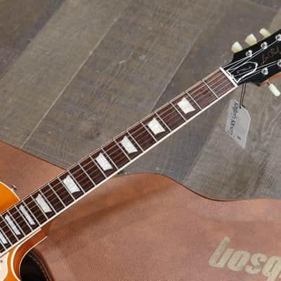 Minty! 2015 Gibson Memphis ES Les Paul Semi-Hollow Electric Guitar Figured Lemonburst + COA OSHC image 8