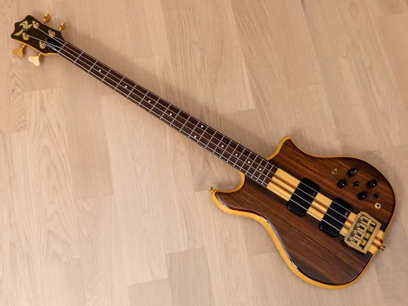 1980s Kawai FIIB 110R Neck Through Vintage Bass Guitar Rosewood w