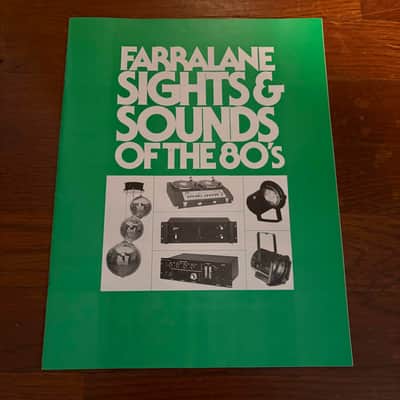 Farralane Lighting and Audio Catalog, Flyers and Pricing, 1983 image 1