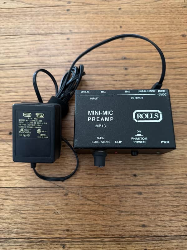 Rolls MP13 Mini Mic Microphone Preamp image 1