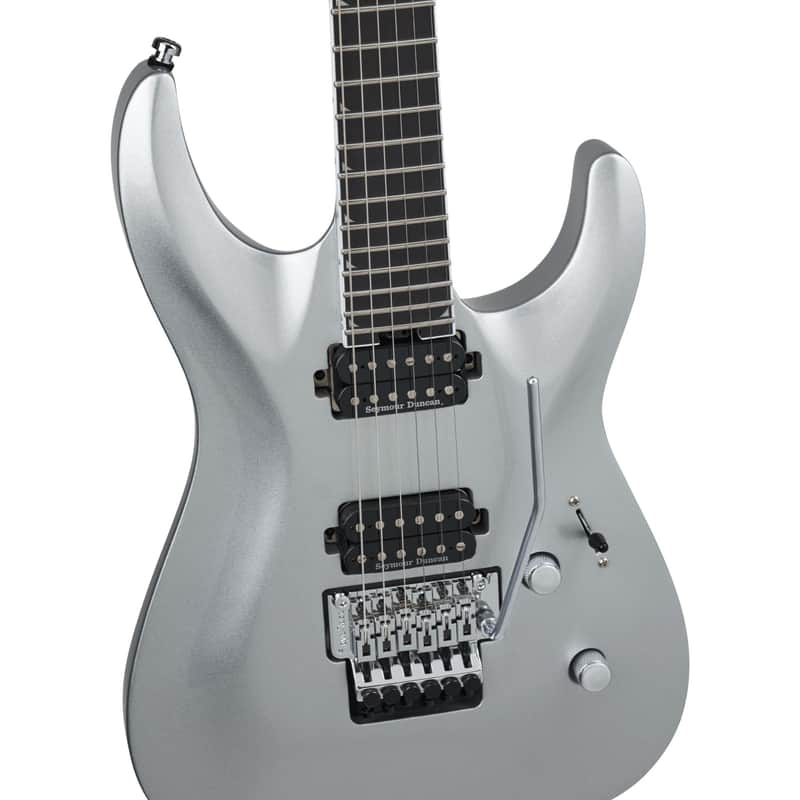 Jackson Pro Plus Series Soloist SLA2 Guitar w/ Seymour Duncan Pickups & Gig Bag - Quicksilver image 1