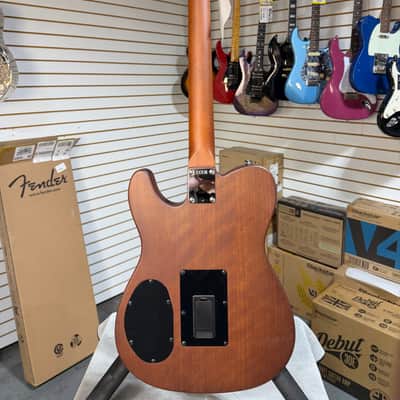 Fender Acoustasonic Standard Telecaster Acoustic-electric Guitar - Honey Burst & PLEK*D #048 image 14