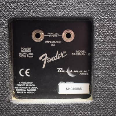 Fender Bassman 115 Bass Cabinet image 7