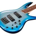 Mint Ibanez SR300E-DOT Standard Soundgear Bass 4-String Bass Guitar- Deep Ocean Metallic