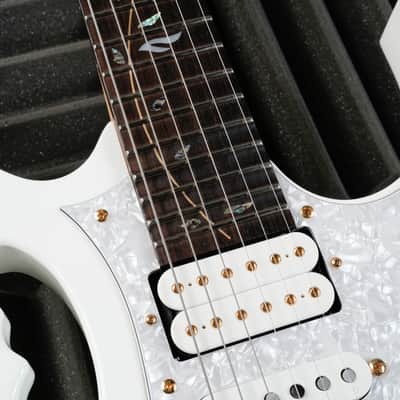 Ibanez JEM7V-WH Steve Vai Signature with Rosewood Fretboard 2009 - White image 6