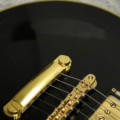1990's Fernandes Burny RLC-70 LP Custom Black ALL Mahogany body Made in Japan image 7