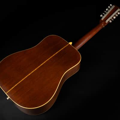 1973 Martin D12-28 - Natural | USA Vintage All Solid Iconic 12-String Dreadnought Acoustic Guitar David Gilmour Pink Floyd | Case image 12