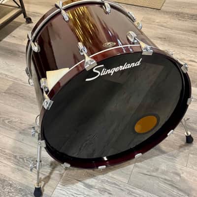 Slingerland 24 inch bass drum 80s - garnet lacquer image 2