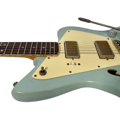 Rufini Guitars Montefalco Semi-Hollow, Aged Sonic Blue, NEW (Authorized Dealer) image 11