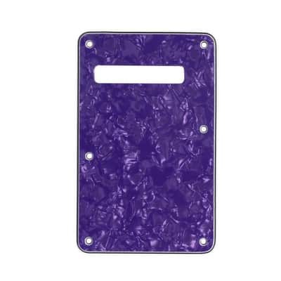 Strat Stratocaster Electric Guitar Back Plate Trem Tremolo cover USA MEX FIT - Red Tortoise image 15
