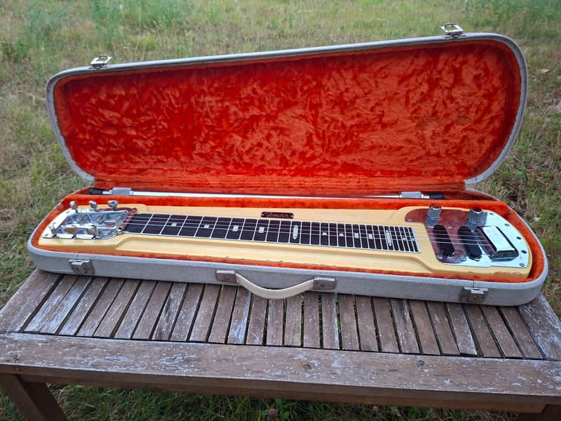 Fender Deluxe 6 Lap Steel 1958-1961 - Original Fender blonde nitrocellulose lacquer finish image 1