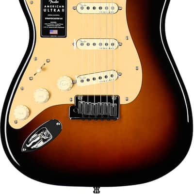 Fender American Ultra II Stratocaster Electric Guitar, Left-Handed (Ebony Fingerboard, with Case), Ultraburst image 2