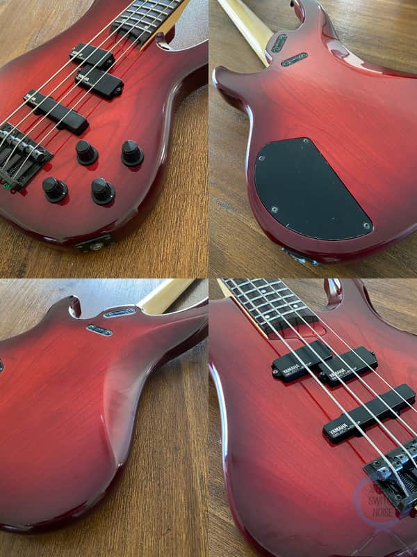 Yamaha RBX Bass, Super Medium, Active EMG, Red Burst, 1986 | Reverb