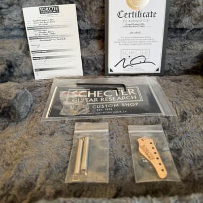 Schecter USA Custom Shop Sunset Custom-II 2024 - Ocean Blue Burst Satin image 10