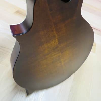 Eastman MD315 F model mandolin with gig bag  2018 satin brown image 5