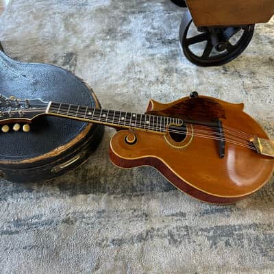 Gibson F4 mandolin 1913 - Natural Top image 2