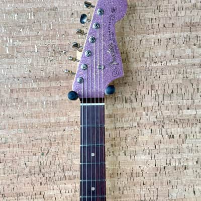 Fender Custom Shop '63 Jazzmaster Relic - Aged Champagne Sparkle w/ Matching Headstock image 8