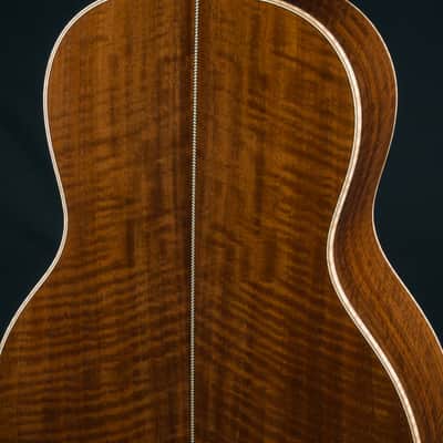 Huss and Dalton 0-SP Parlor 12-Fret Figured Black Walnut and and Bearclaw Sitka Spruce Sunburst Custom NEW image 17