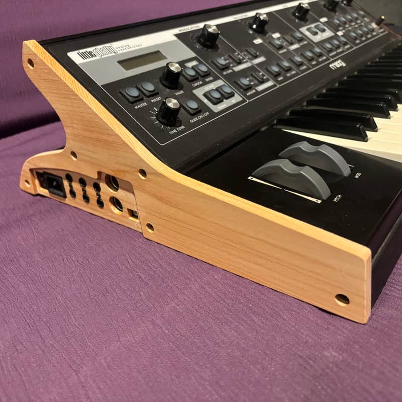 Moog Sub Phatty & Little Phatty or Stage2 replacement side panels『Japanese cypress』Finished with organic oil and coated with beeswax. image 1