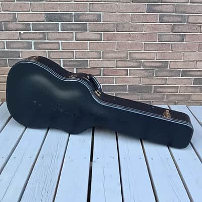 1960s Dreadnought Jumbo Acoustic Case Black / Purple Victoria Lifton image 2