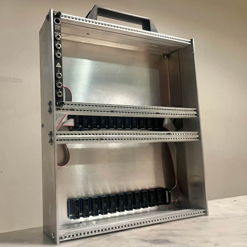 7U 48HP Eurorack Aluminum Case w/ Endorphines 2HP Power image 1