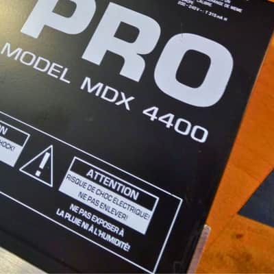 Behringer Multicom Pro MDX4400 4-Channel Audio Interactive Dynamics Processor 2000s - Black / Silver image 4