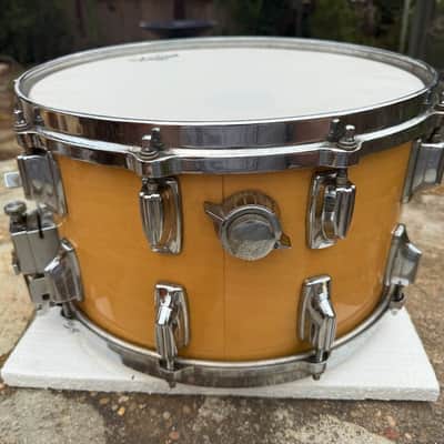 Rare Vintage Tama Superstar 14x8 Split Lug Mastercraft Snare Drum - Maple wood image 7