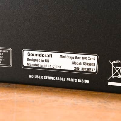 Soundcraft Mini Stagebox 16R Cat 5 16-CH Digital Stage Box w/ MADI Card CG010TU image 10