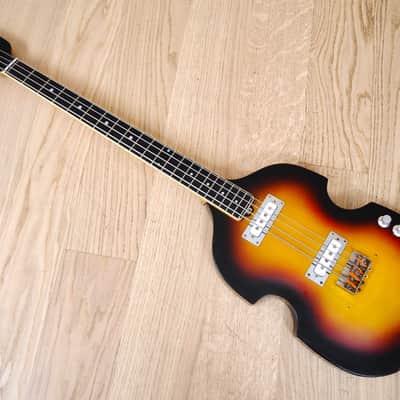 1965 Vox Model V-232 Solid Body Electric Violin Bass Guitar 100% Stock w/ohc image 12