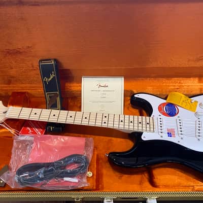 Fender Eric Clapton Artist Series Stratocaster Vintage Noiseless Pickups Black #US22089305 8lbs, 1oz image 1