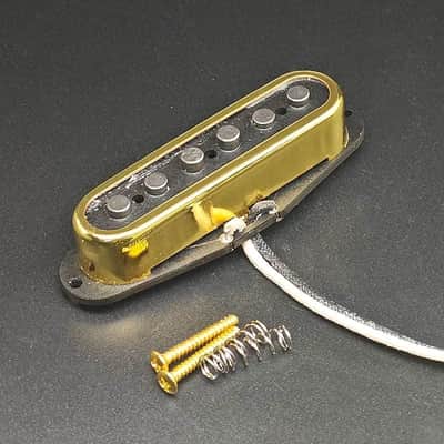 Alnico III Gold Guitar Strat Style Single Coil Pickups Set image 4