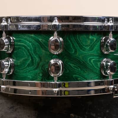 Mapex Orion 5.5x14 Emerald Green Snare Drum image 8