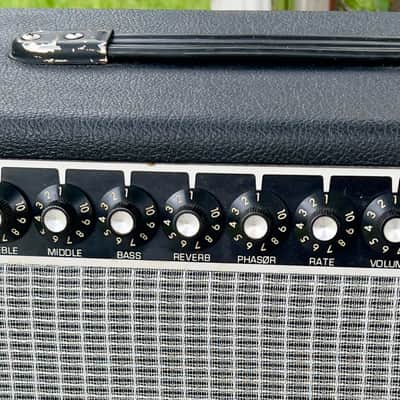 Music Man 112 RP One Hundred 100-Watt 1x12" Guitar Combo with Phaser 1980 - 1984 - Black with Black Badges image 4