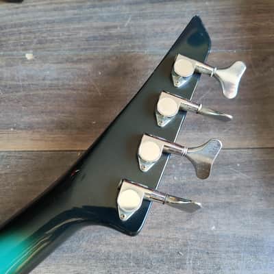 1980's Fernandes Japan BXB-55 Explorer Bass (Blue Black Sunburst) image 10