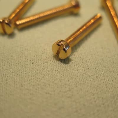 12 Gibson pole pieces screws for paf pickups es-355 Les Paul Custom L5 super 400 made in usa image 11