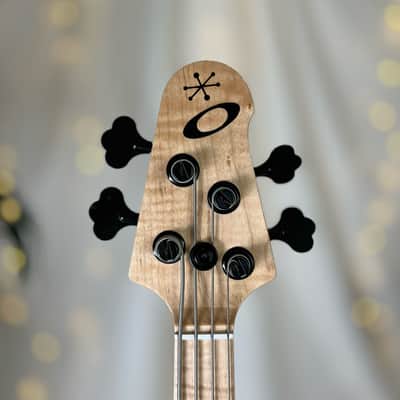Jacqueline J2-32 32-Inch Medium-Scale Bass in Dragonskin with Fralin Jazz Bass Pickup Set and Leo Quan Badass Hardware image 6