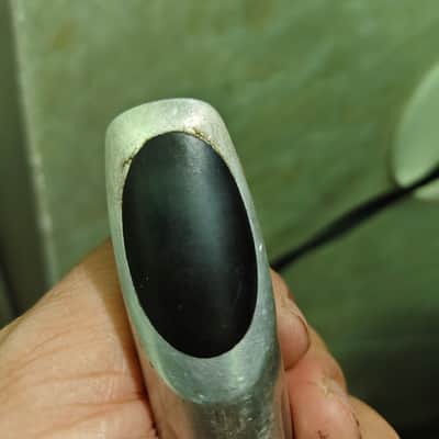 Selmer Scroll shank original temo Mouthpiece 1930s - Silver image 4