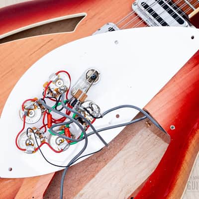 2000 Rickenbacker 360/12CW Carl Wilson Signature 12-String Fireglo, 370/12 Conversion, Near-Mint w/ Case, COA, Tags image 16
