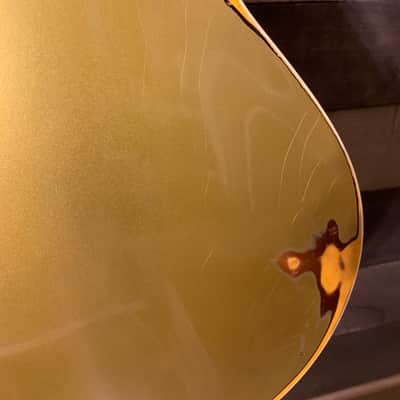 Gibson Epiphone ES 175 Premium Relic Hollow Body Jazz Box Gibson Gold Top Gold Nitro Repaint image 21