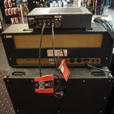 (USED-C) Marshall JMP Superlead 100 + 1960BV 4x12 Cab + Rivera Rock Crusher R980 HALF STACK image 3