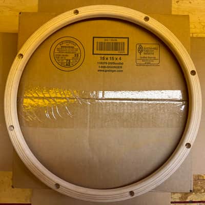 Precision Drum Co. Maple Drum Rim Set (5-hole) 2020 - Unfinished Maple image 5